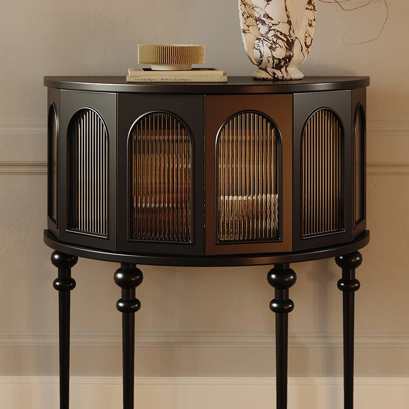 レッドオーク製 多層板キャビネット - エレガントなデザインと収納力を兼ね備えたインテリア家具 fymj-4853