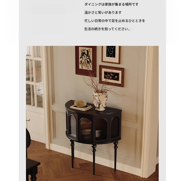 レッドオーク製 多層板キャビネット - エレガントなデザインと収納力を兼ね備えたインテリア家具 fymj-4853