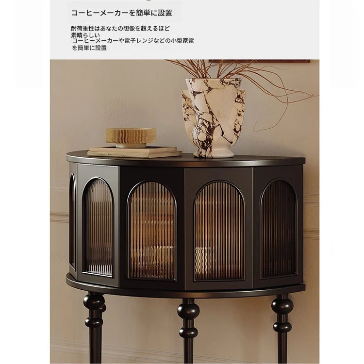 レッドオーク製 多層板キャビネット - エレガントなデザインと収納力を兼ね備えたインテリア家具 fymj-4853