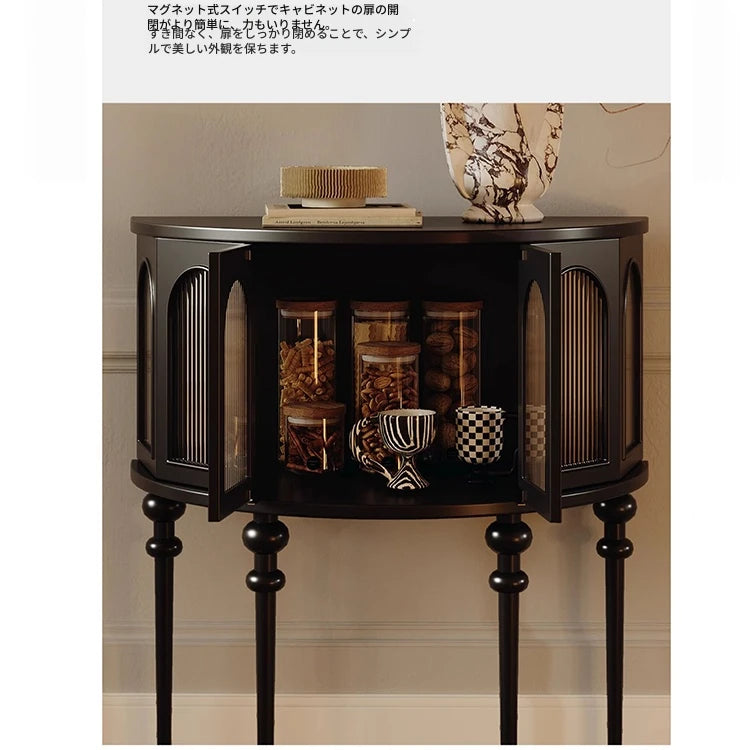 レッドオーク製 多層板キャビネット - エレガントなデザインと収納力を兼ね備えたインテリア家具 fymj-4853