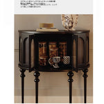 レッドオーク製 多層板キャビネット - エレガントなデザインと収納力を兼ね備えたインテリア家具 fymj-4853