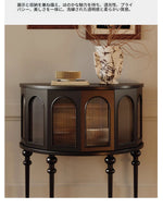 レッドオーク製 多層板キャビネット - エレガントなデザインと収納力を兼ね備えたインテリア家具 fymj-4853