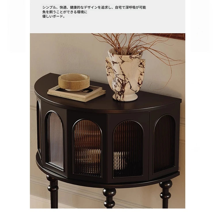 レッドオーク製 多層板キャビネット - エレガントなデザインと収納力を兼ね備えたインテリア家具 fymj-4853