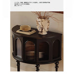 レッドオーク製 多層板キャビネット - エレガントなデザインと収納力を兼ね備えたインテリア家具 fymj-4853