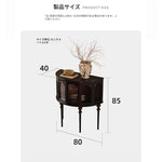 レッドオーク製 多層板キャビネット - エレガントなデザインと収納力を兼ね備えたインテリア家具 fymj-4853