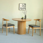 チェア ブラック ナチュラル 無垢材 合皮 fymxc-3579