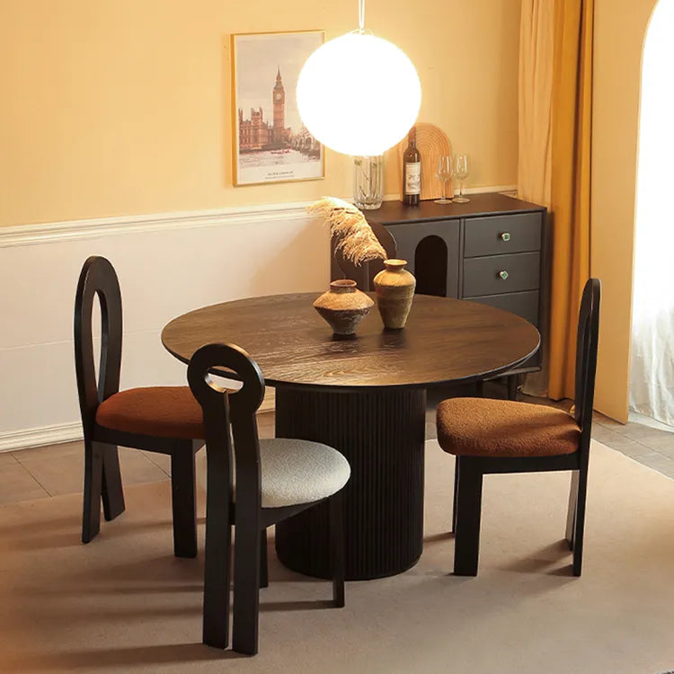 チェア ライトブラウン ホワイト 無垢材 シープボア fymxc-3581