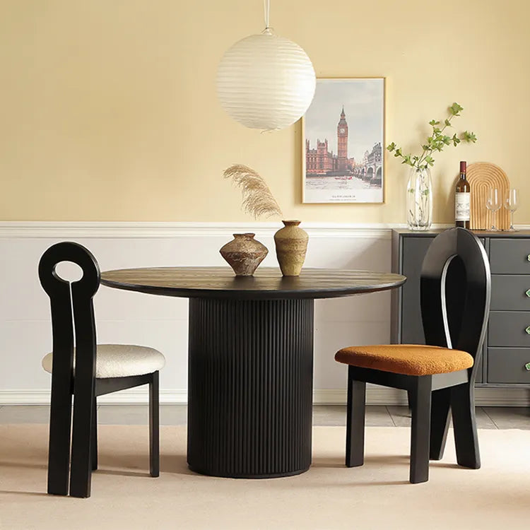 チェア ライトブラウン ホワイト 無垢材 シープボア fymxc-3581