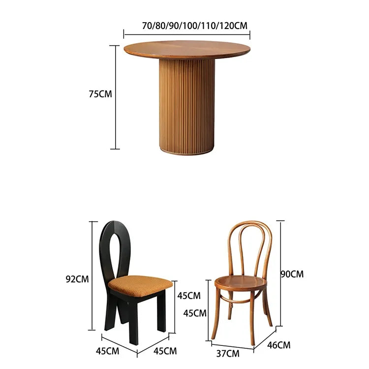 テーブル ブラウン 無垢材 fymxc-3582