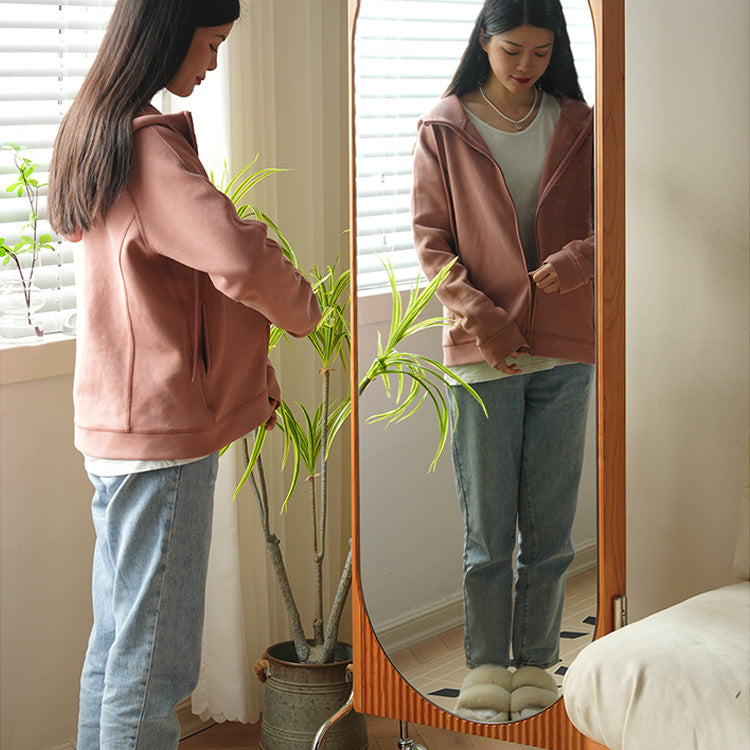 チェリー材多層板ラック - ガラス&アクリルの高級ステンレス収納 fyx-822