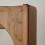 チェリー材多層板ラック - ガラス&アクリルの高級ステンレス収納 fyx-822