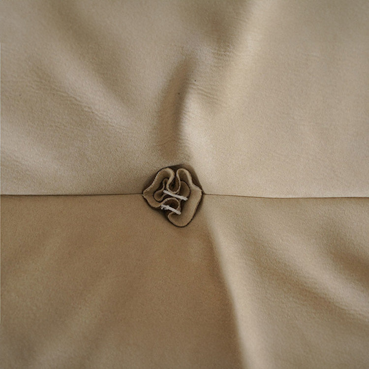 【高級感溢れる】チェリー材 フェザー シリコンフィル 合皮使用の贅沢ソファー|快適な居心地を最適に fyx-826