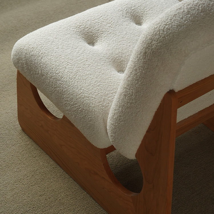 「高級チェリー材使用!フェザーとシープボアの極上チェア」 fyx-827