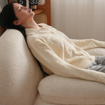 【限定販売】高級シリコンフィル使用のふかふかシープボアソファー fyx-830