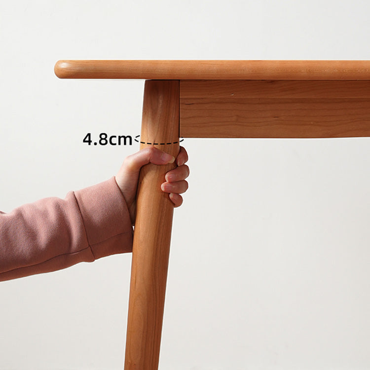 高級テーブル オーク&チェリー材使用 シンプルでエレガントなデザイン fyx-834