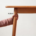 高級テーブル オーク&チェリー材使用 シンプルでエレガントなデザイン fyx-834