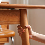 「高級感溢れるチェリー材テーブル - 自然な美しさを演出!」 fyx-835