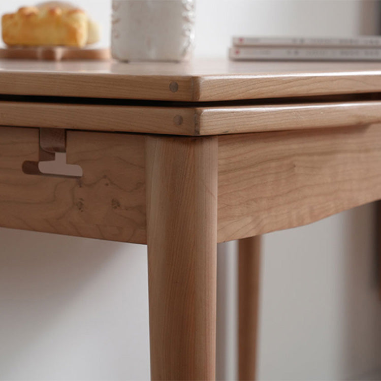 チェリー材&オーク多層板テーブル - 高級感漂うデザインテーブル fyx-837