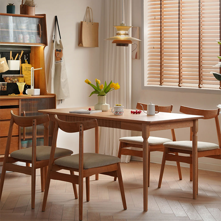 チェリー材×ケヤキ仕上げ!高級多層板テーブル - 耐久性抜群の逸品 fyx-839