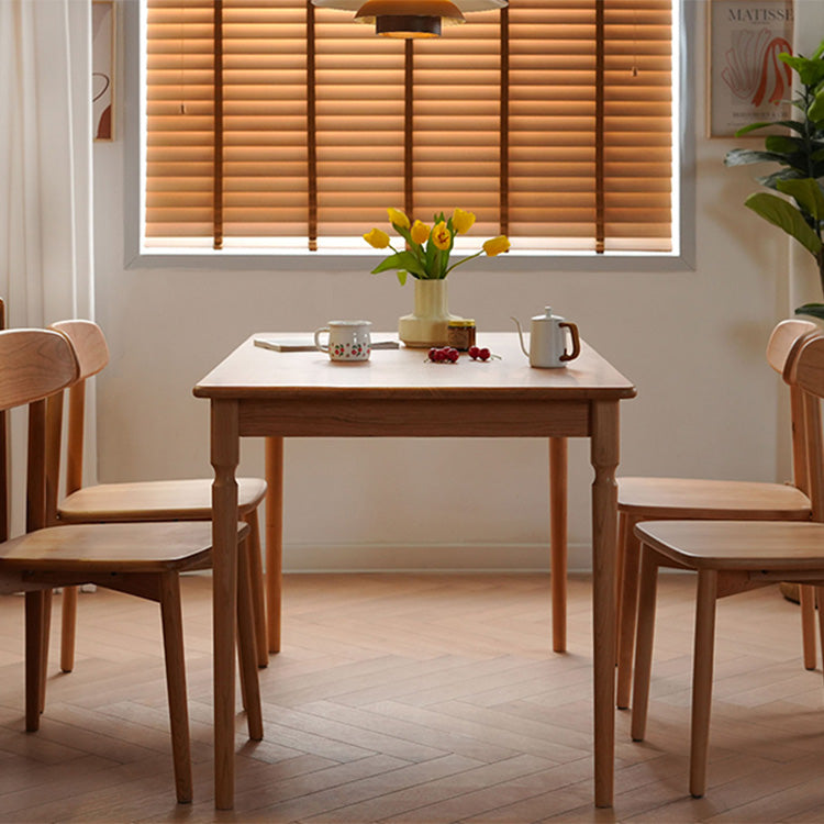 チェリー材×ケヤキ仕上げ!高級多層板テーブル - 耐久性抜群の逸品 fyx-839