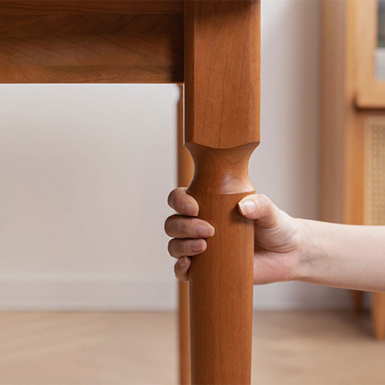 チェリー材×ケヤキ仕上げ!高級多層板テーブル - 耐久性抜群の逸品 fyx-839