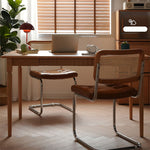 チェリー材×ケヤキ仕上げ!高級多層板テーブル - 耐久性抜群の逸品 fyx-839