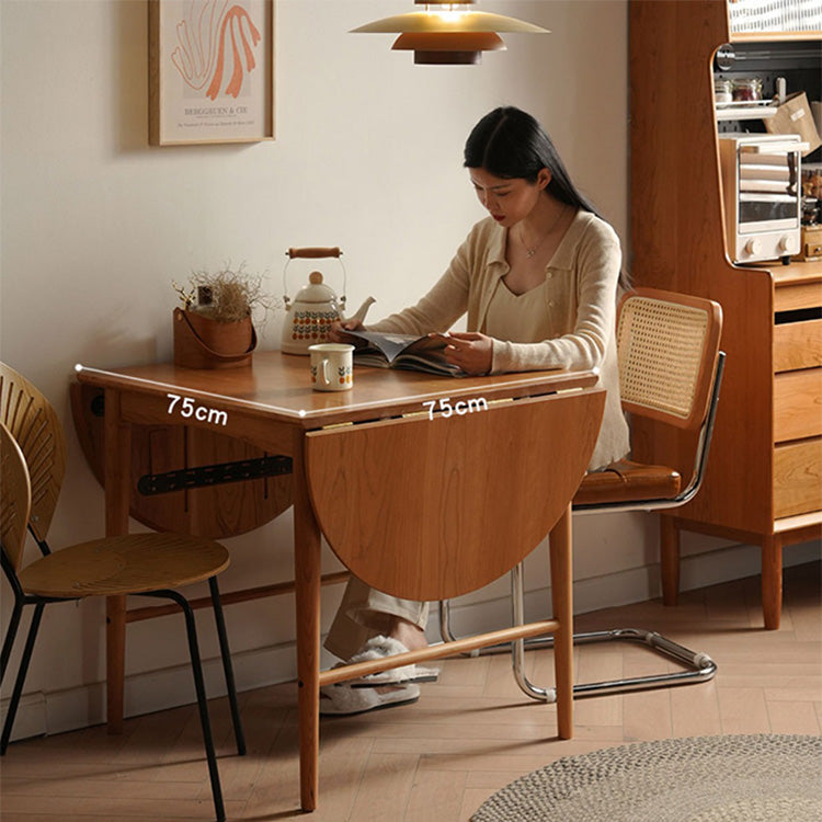 チェリー材 & オーク テーブル|優雅なデザインと耐久性 fyx-840