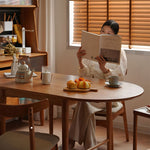 チェリー材 & オーク テーブル|優雅なデザインと耐久性 fyx-840