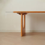 高品質チェリー材&ヤチダモ製テーブル|おしゃれなデザインと耐久性 fyx-841