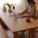 高品質チェリー材&ヤチダモ製テーブル|おしゃれなデザインと耐久性 fyx-841