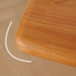 高品質チェリー材&ヤチダモ製テーブル|おしゃれなデザインと耐久性 fyx-841