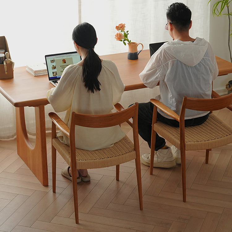 高品質チェリー材&ヤチダモ製テーブル|おしゃれなデザインと耐久性 fyx-841