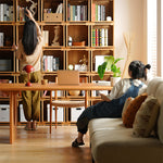 高品質チェリー材&ヤチダモ製テーブル|おしゃれなデザインと耐久性 fyx-841