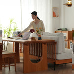 高品質チェリー材&ヤチダモ製テーブル|おしゃれなデザインと耐久性 fyx-841