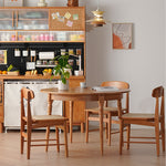 【高級デザイン】チェリー材 テーブル - 多層板&ステンレス製 fyx-843