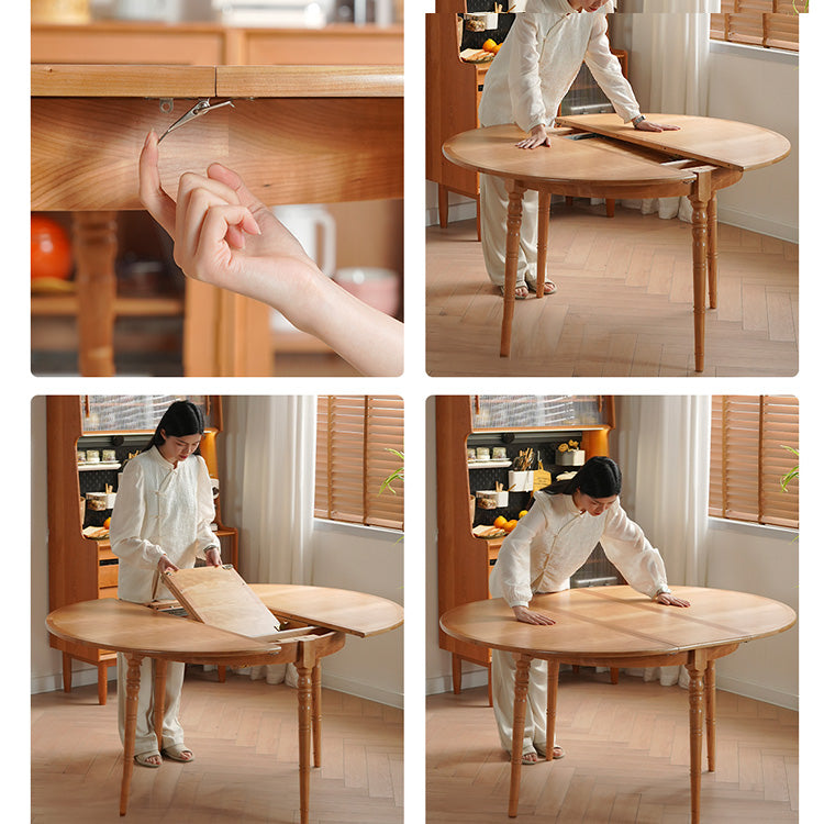 【高級デザイン】チェリー材 テーブル - 多層板&ステンレス製 fyx-843