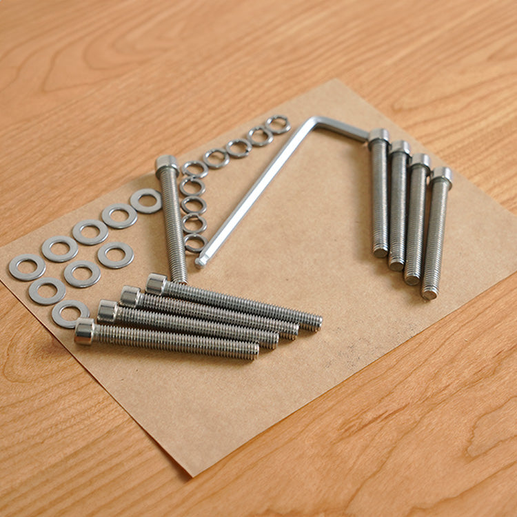 【高級デザイン】チェリー材 テーブル - 多層板&ステンレス製 fyx-843