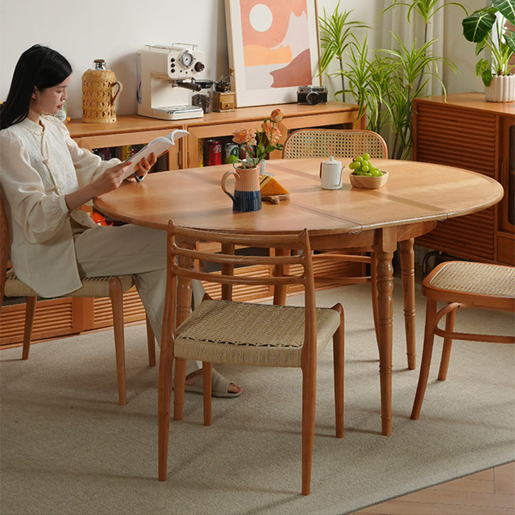 【高級デザイン】チェリー材 テーブル - 多層板&ステンレス製 fyx-843