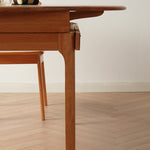 チェリー材?レッドオークの高級テーブル|おしゃれな木製ダイニングテーブル fyx-845