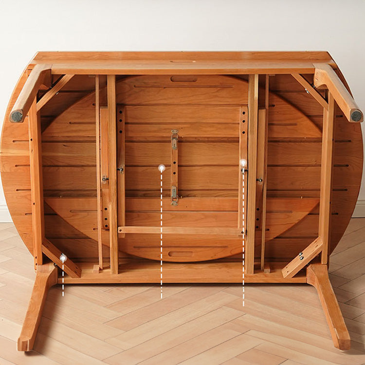 チェリー材?レッドオークの高級テーブル|おしゃれな木製ダイニングテーブル fyx-845