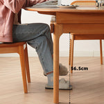 チェリー材?レッドオークの高級テーブル|おしゃれな木製ダイニングテーブル fyx-845