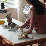 豪華セラミック天板&チェリー材テーブル | モダンなリビングを演出 fyx-846