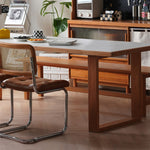 豪華セラミック天板&チェリー材テーブル | モダンなリビングを演出 fyx-846