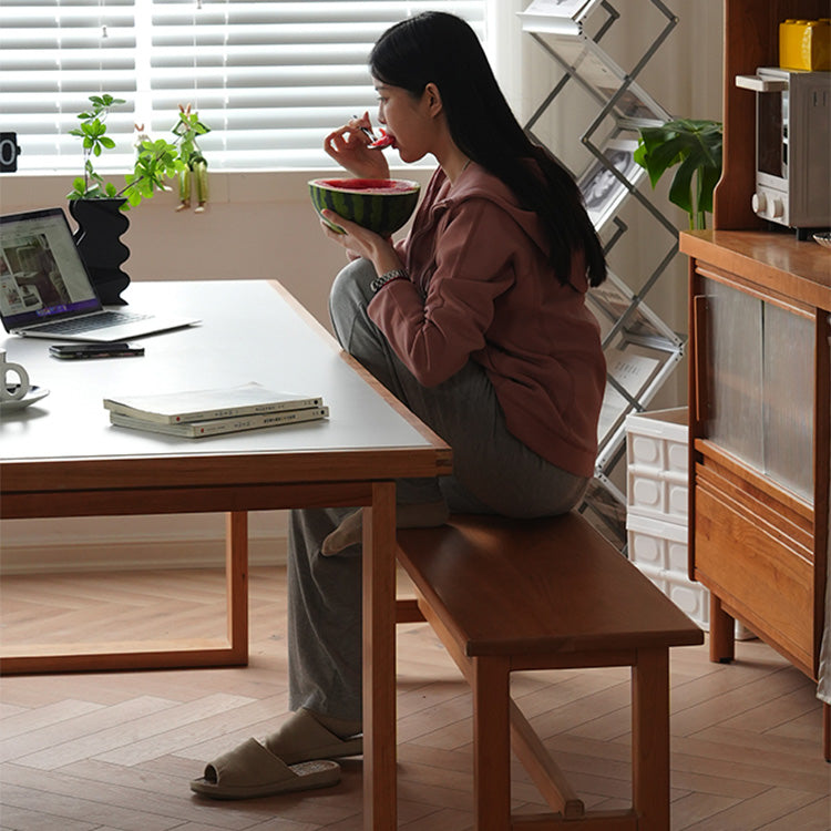 豪華セラミック天板&チェリー材テーブル | モダンなリビングを演出 fyx-846