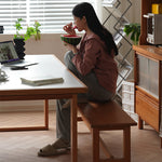 豪華セラミック天板&チェリー材テーブル | モダンなリビングを演出 fyx-846