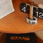 ラタン&チェリー材ステンレスラック - 高級感あふれる収納ソリューション fyx-852