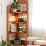 ラタン&チェリー材ステンレスラック - 高級感あふれる収納ソリューション fyx-852