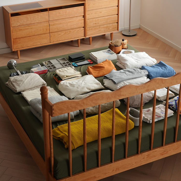 高級チェリー材キャビネット ガラス張り収納家具 | エレガントなインテリア fyx-853