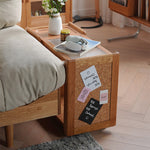 チェリー材&強化ガラス使用の高級センターテーブル|モダンでスタイリッシュなデザイン fyx-878