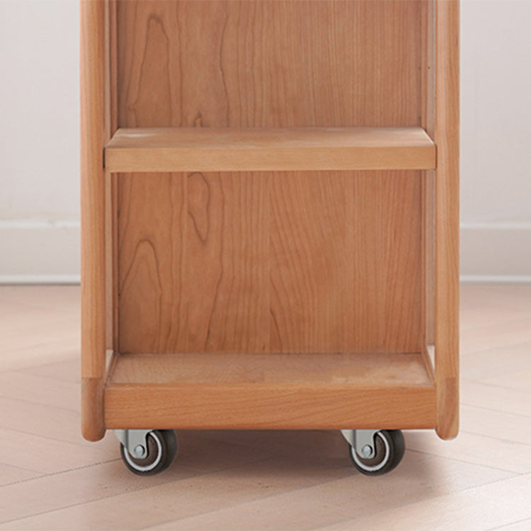 チェリー材&強化ガラス使用の高級センターテーブル|モダンでスタイリッシュなデザイン fyx-878